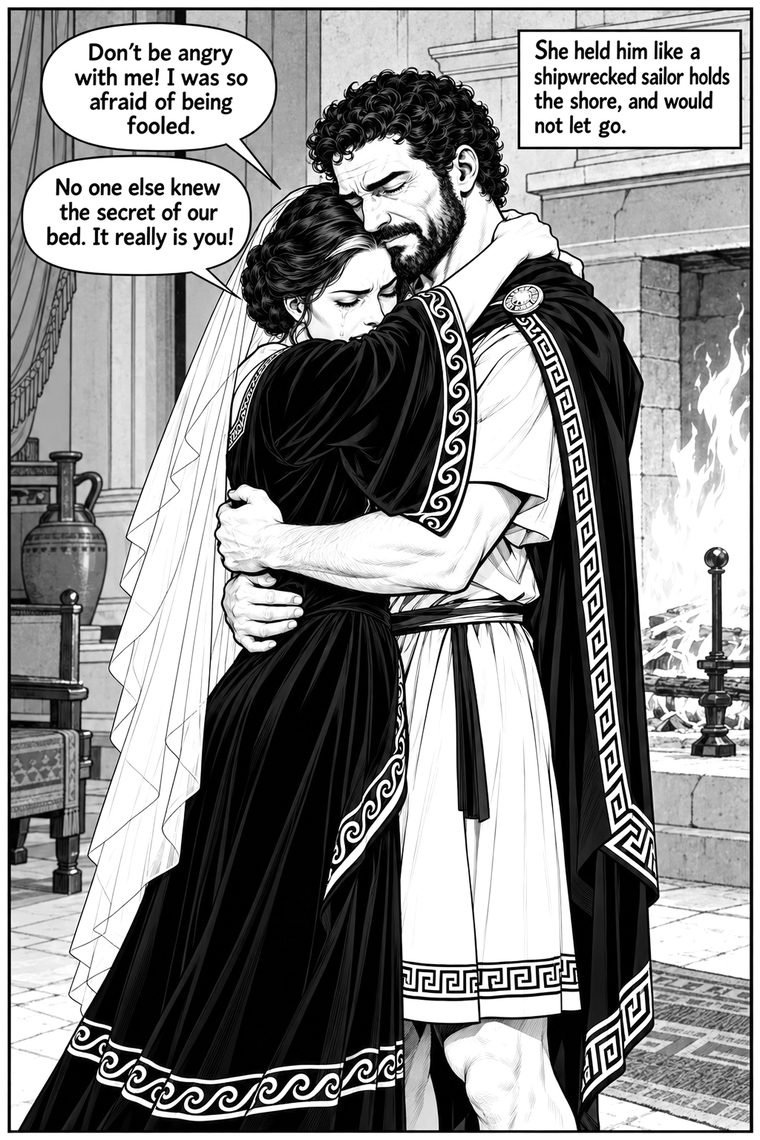 A page from the bed test episode.